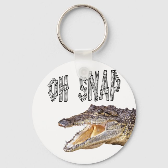 Porte-clés OH SNAP - Gator en colère (Recto)
