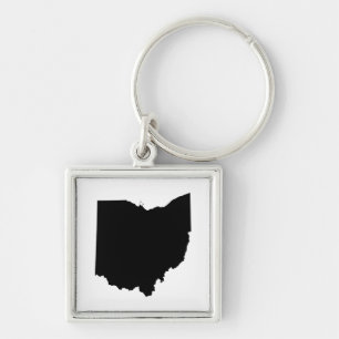 Porte-clés Ohio de Black and White