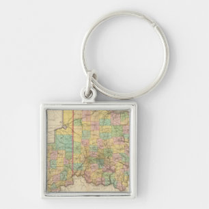 Porte-clés Ohio et Indiana