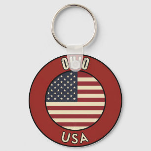 Porte-clés Ohio États-Unis d'Amérique