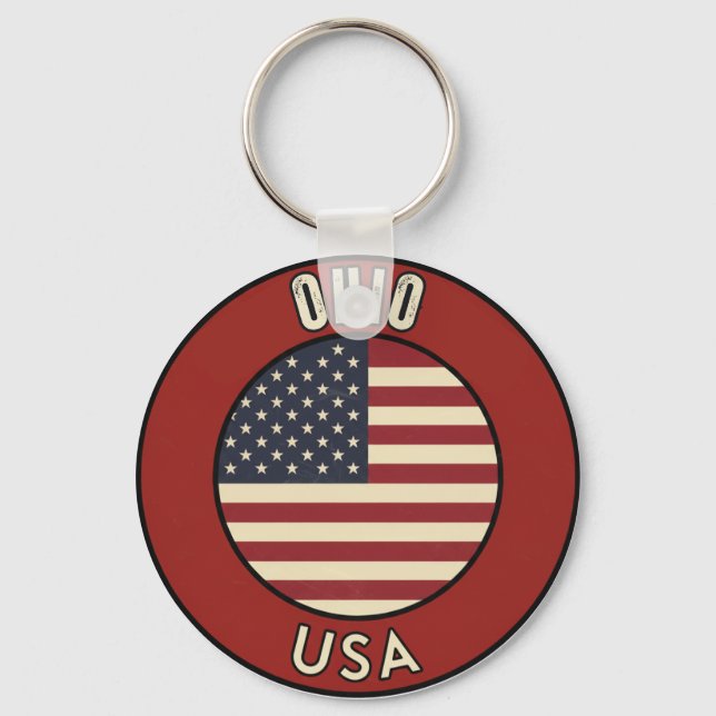 Porte-clés Ohio États-Unis d'Amérique (Recto)