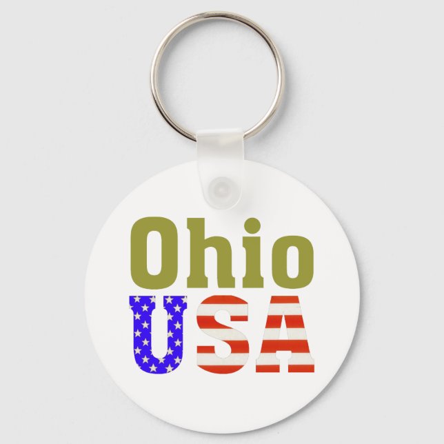 Porte-clés Ohio USA ! (Recto)