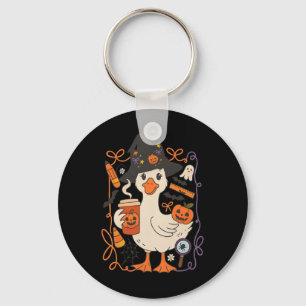 Porte-clés Oie de cuisine Halloween Citrouille mignon Automne