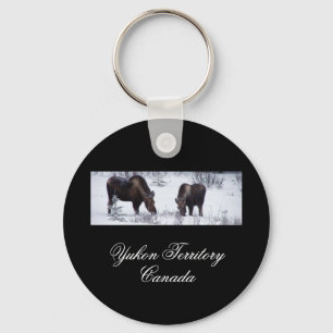 Porte-clés Oie de pâturage; Territoire du Yukon, Canada