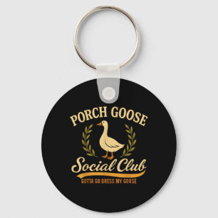 Porte-clés Oie de Porche Vintage Oie Idiote Sogouvernance