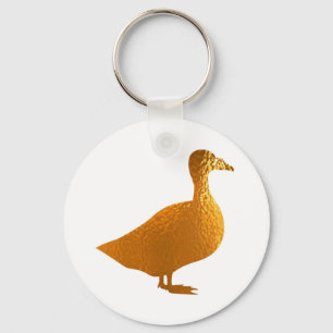Porte-clés Oies d'or