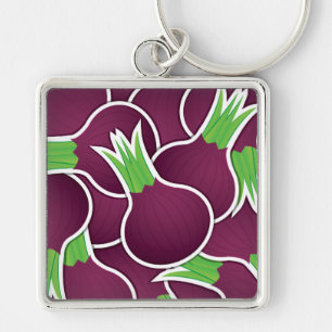 Porte-clés Oignons violets funky