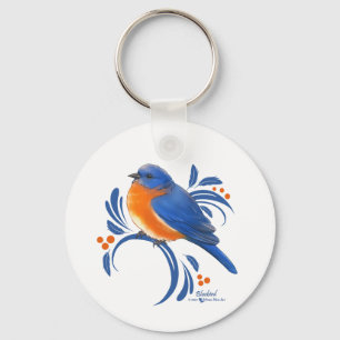 Porte-clés Oiseau bleu