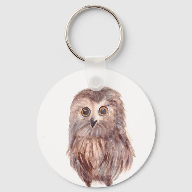 Porte-clés Oiseau boisé (Recto)