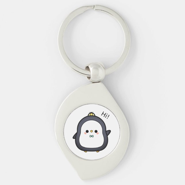 Porte-clés Oiseau, Caractère, Pingouin (Devant)
