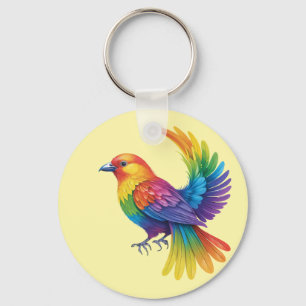 Porte-clés Oiseau coloré