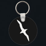 Porte-clés Oiseau d'Albatros blanc en vol<br><div class="desc">Hé les amoureux de l'albatros ! Magasinez notre collection cool de cadeaux thématiques d'albatros uniques. Trouvez des tasses, autocollants, t-shirts, sacs, coques iphone, peaux, cartes postales, tabliers, porte - clés et bien plus encore ! Nos cadeaux uniques et abordables d'amoureux des oiseaux font des fêtes à thème d'oiseaux fantastiques faveurs!...</div>