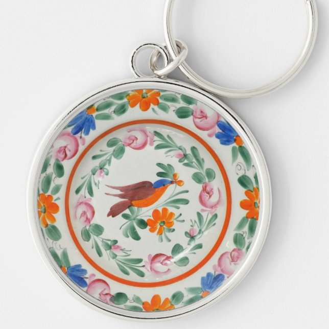 Porte-clés Oiseau d'art populaire (Devant)