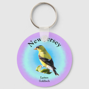 Porte-clés Oiseau d'État du New Jersey