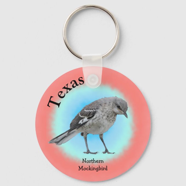 Porte-clés Oiseau d'État du Texas (Recto)