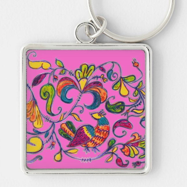 Porte-clés Oiseau du Nord de Russie (Devant)