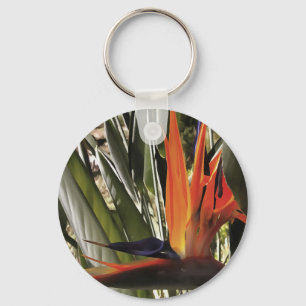 Porte-clés Oiseau du Paradis Strelitzia Reginae Acrylique Pai