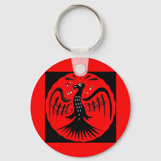 Porte-clés oiseau fantastique (Recto)