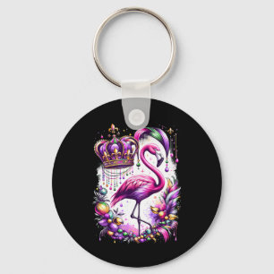 Porte-clés Oiseau flamant rose mignon carnaval Mardi Gras