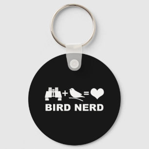 Porte-clés Oiseau Nerd Birdwatcher Birder Couleur personnalis