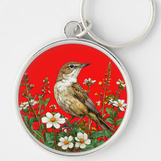 Porte-clés Oiseau roux