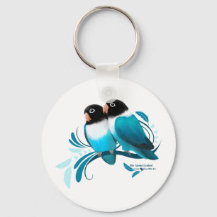 Porte-clés Oiseaux bleus masqués