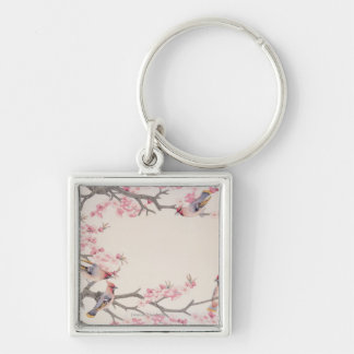 Porte-clés Oiseaux de chant au printemps