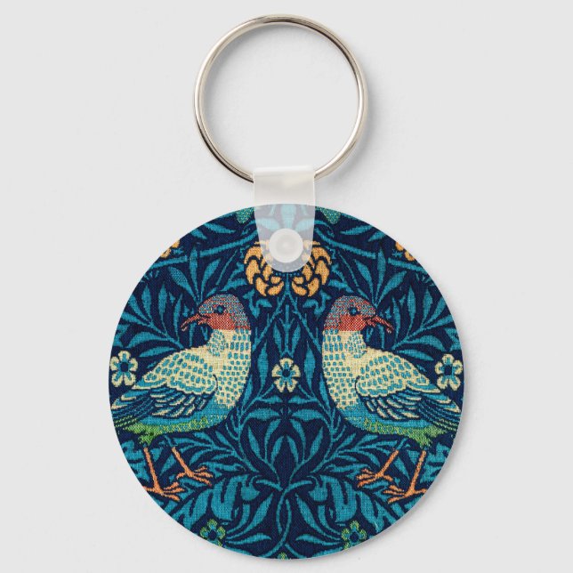Porte-clés Oiseaux de William Morris (Recto)