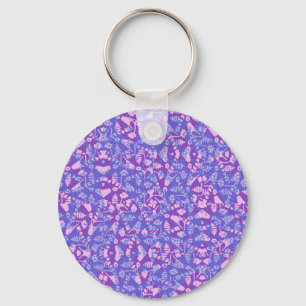 Porte-clés Oiseaux Et Fleurs