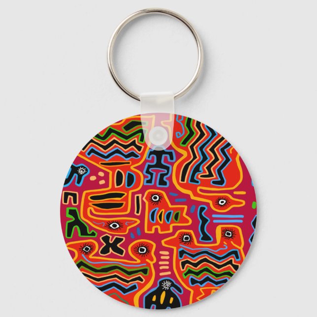 Porte-clés Oiseaux Fous à Deux Têtes (Recto)