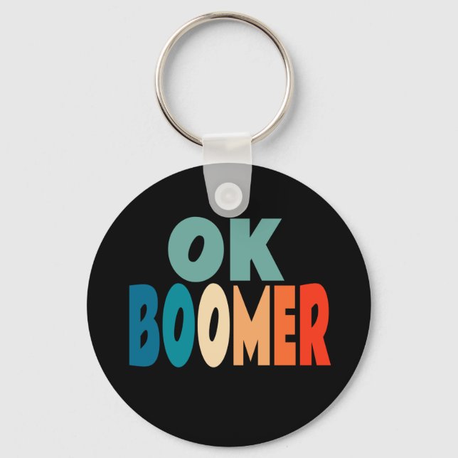 Porte-clés Ok Boomer (Recto)
