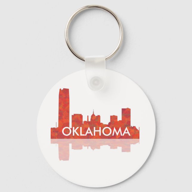 Porte-clés OKLAHOMA CITY SKYLINE - Porte - clé (Recto)