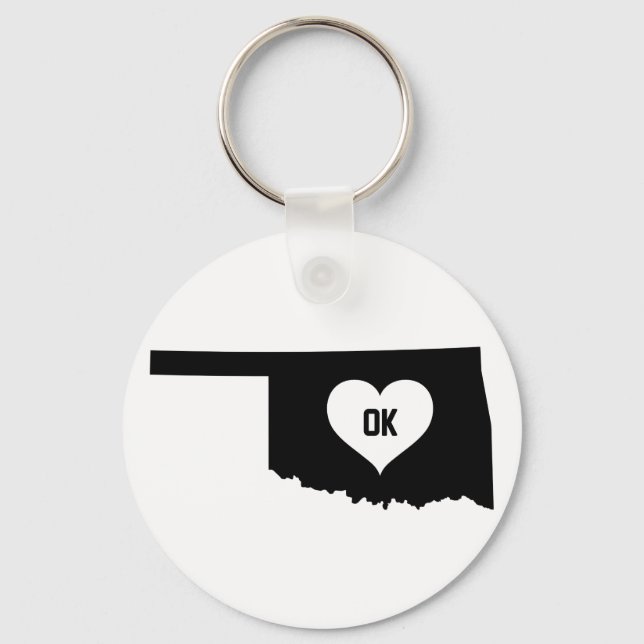 Porte-clés Oklahoma Love (Recto)