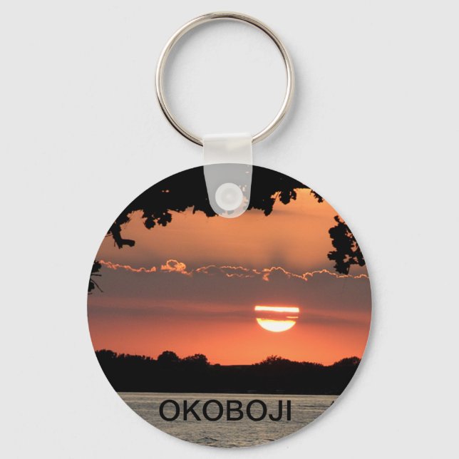 Porte-clés Okoboji Sunset Keychain (Recto)