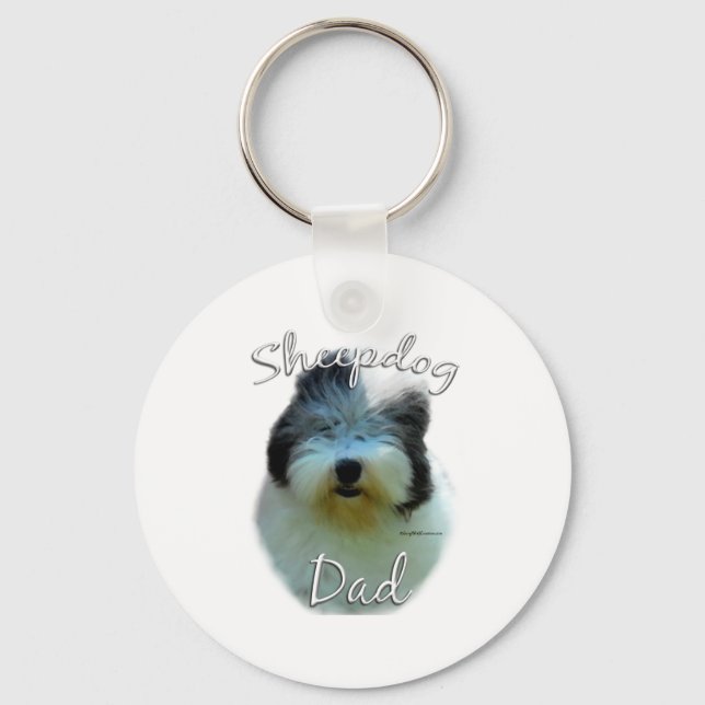 Porte-clés Old English Sheepdog (Recto)