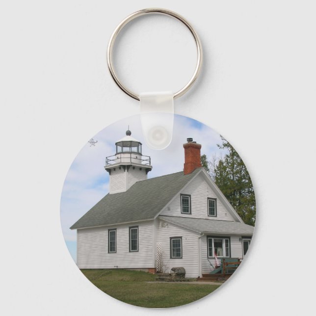Porte-clés Old Mission Point Light, MI Porte - clé (Recto)