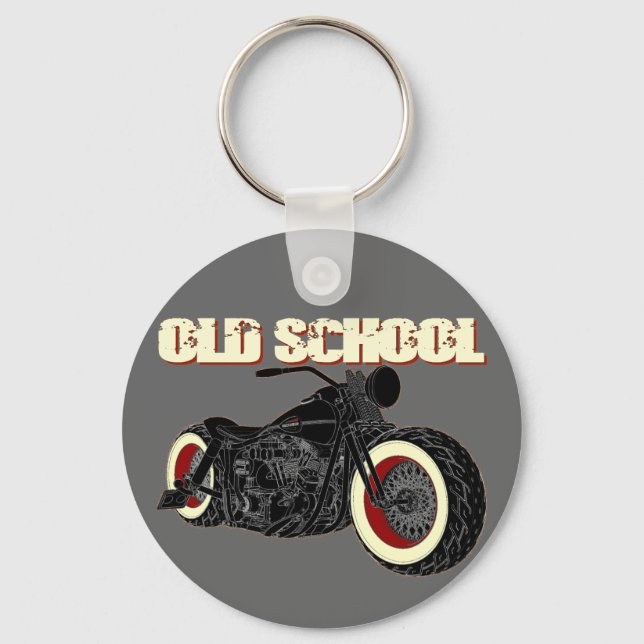 Porte-clés - Old school Bobber-3 (Recto)