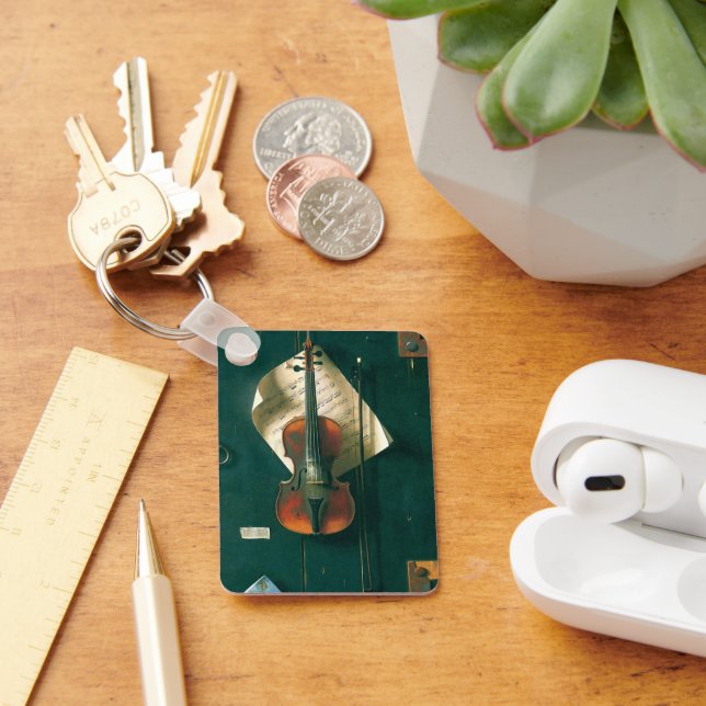 Porte-clés Old Violon Still Life par William Michael Harnett (Bureau)