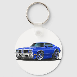 Porte-clés Olds Cutlass Blue Car