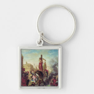 Porte-clés Olinda et Sophronia sur le Pyre