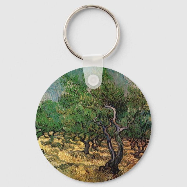 Porte-clés Olive Grove par Vincent van Gogh (Recto)