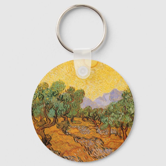Porte-clés Olive Trees, Vincent Van Gogh (Recto)