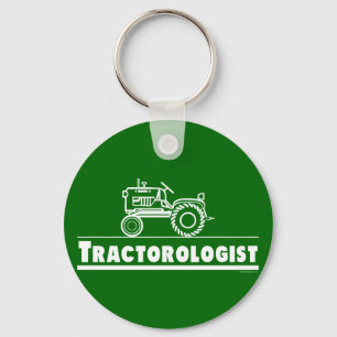 Porte-clés Ologiste de tracteur vert