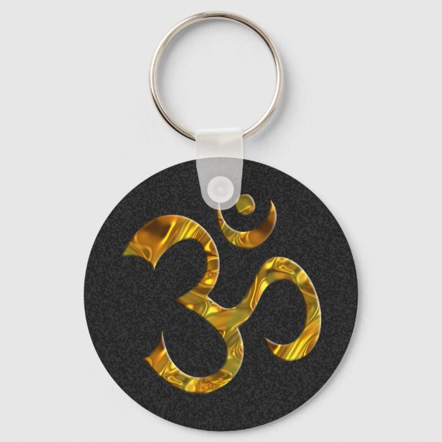 PORTE-CLÉS OM / AUM - OR (Recto)