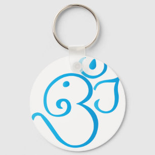 Porte-clés OM-ganpati-turqoise