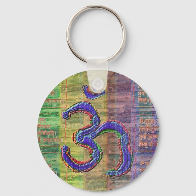 Porte-clés OM-Mantra Gayatri-Mantra Ensemble (Recto)