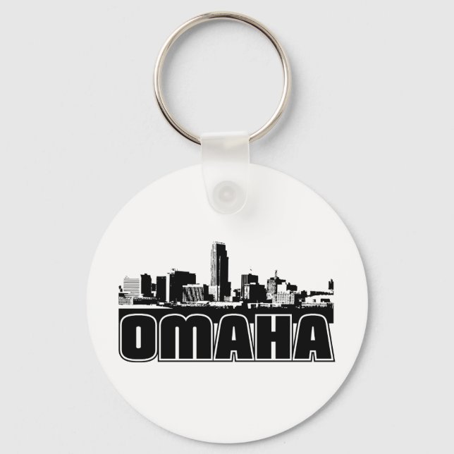 Porte-clés Omaha Skyline (Recto)
