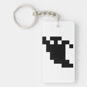 Porte-clés Ombre fantôme de 8 bits Pixel