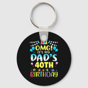 Porte-clés Omg C'est Les 40 Ans De Mon Papa Douce 40 Ans