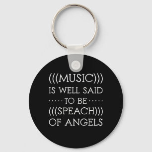 Porte-clés On Dit Que La Musique Est D'Angles